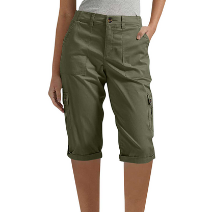 ⏳Time-Limited Special⏰Women's Casual Cargo Capri Pants – Utility Pockets, Comfort Fit, Versatile Style 🌟