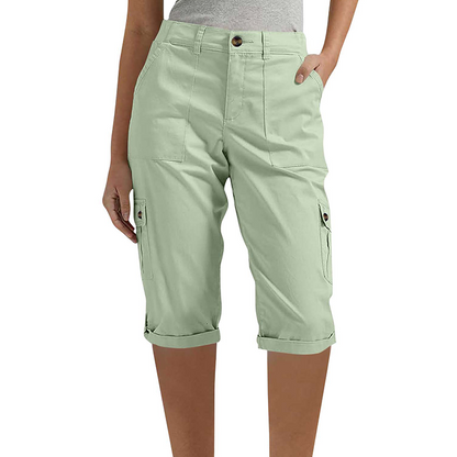 ⏳Time-Limited Special⏰Women's Casual Cargo Capri Pants – Utility Pockets, Comfort Fit, Versatile Style 🌟