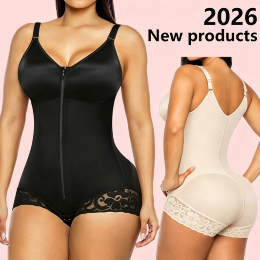 💃 LIMITED-TIME 50% OFF! ✨ Women's Zip-Up Shapewear Bodysuit – Tummy Control, Full-Body Smoothing 🌟