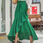 ⏰🔥LIMITED TIME 50% OFF!🔥Women's High-Waist Asymmetrical Ruffle Maxi Skirt