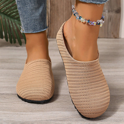 🎁2026 New Arrivals 50% OFF💥Women's Breathable Knit Slip-On Mules – Lightweight & cushioned – Easy on/off, perfect for casual days or quick errands – airy and comfy 🌸