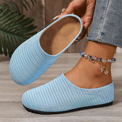 🎁2026 New Arrivals 50% OFF💥Women's Breathable Knit Slip-On Mules – Lightweight & cushioned – Easy on/off, perfect for casual days or quick errands – airy and comfy 🌸