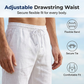 Men's Casual Cotton-Linen Shorts with Drawstring Waist