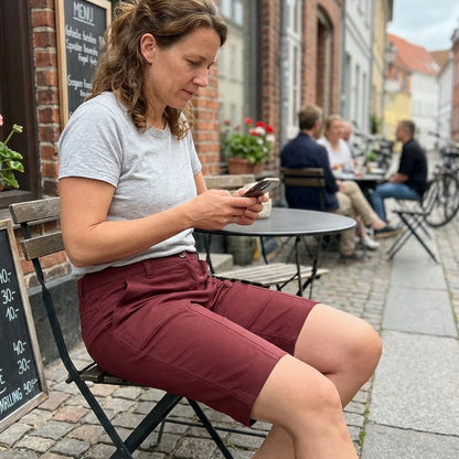 Women's Solid Color Casual Shorts