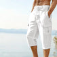 🔥New arrivals now on sale-Men's Linen Blend Cargo Capri Pants