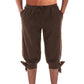 Men's Viking Pirate Pants with Lace-Up Legs