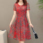 Comfortable Fit-and-Flare Summer Midi Dress