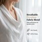 Women's Draped Neck 3/4 Sleeve Pleated Shirt