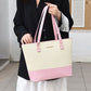 4-in-1 Color-Block Tote Bag Set