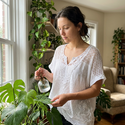 🥳2026 HOT SALE🥳💞50K+ SOLD!🌸👚 50% OFF! Elegant Lace V‑Neck Top – Floral embroidery, relaxed fit & ultra‑soft blend. Flatters every shape – perfect for coffee dates or garden parties! 🕊️✨