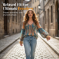 Elegant Bohemian Paisley Ruffled Blouse