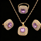 Elegant Crystal Rhinestone Jewelry Set