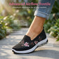 Women's Floral Embroidered Mesh Slip-On Shoes