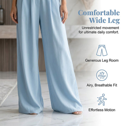 Women's V-Neck High Waist Wide Leg Jumpsuit