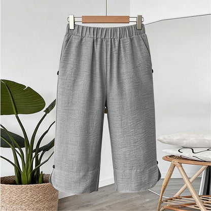 Women's Breathable Summer Casual Capri Pants