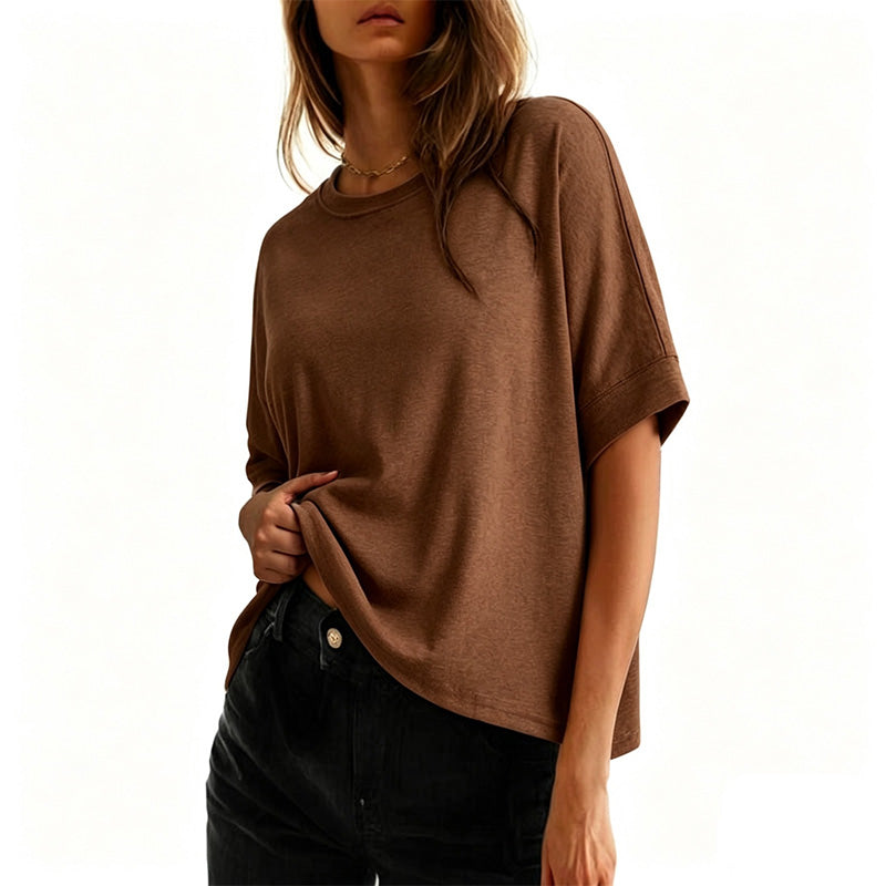 Women's Comfortable Crew-Neck T-Shirt