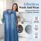 Women’s Loose Washed Denim Maxi Dress