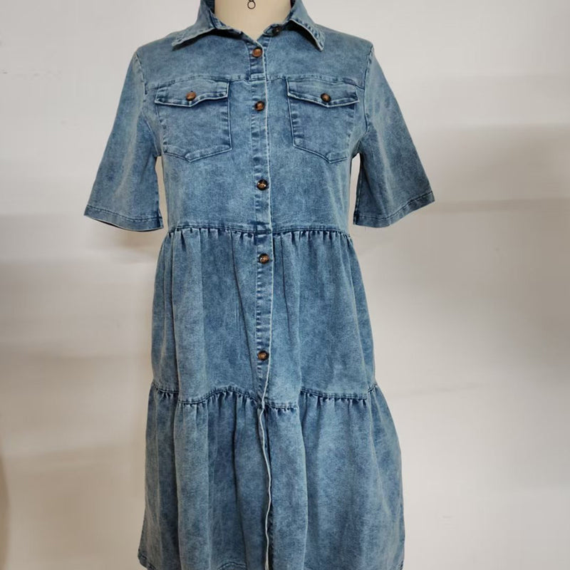 ⌛50% off on the last day-Women’s Elegant Summer Denim Dress