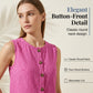 Women's Sleeveless Button-Down Tank & Shorts