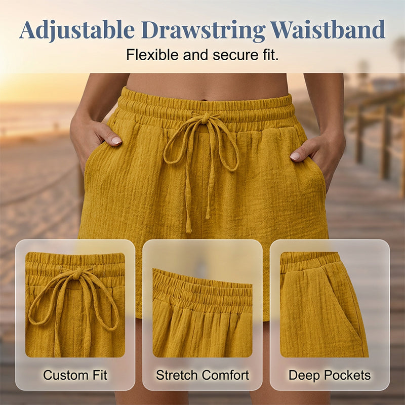 Women's Sleeveless Button-Down Tank & Shorts