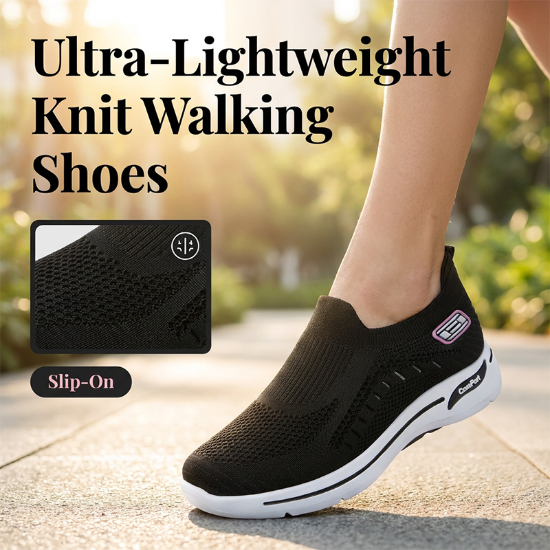 Women's Breathable Knit Walking Shoes