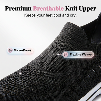 Women's Breathable Knit Walking Shoes