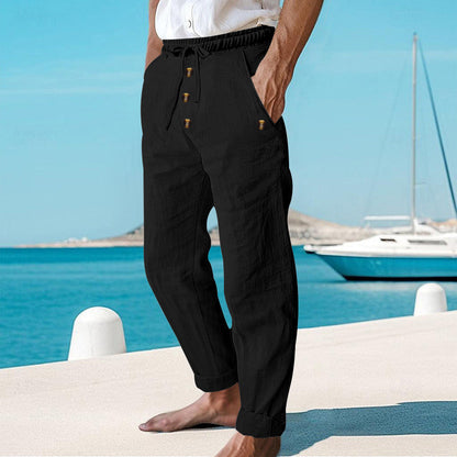 👖☀️Men's Casual Linen Drawstring Pants – Effortless Comfort For Everyday Style ✨