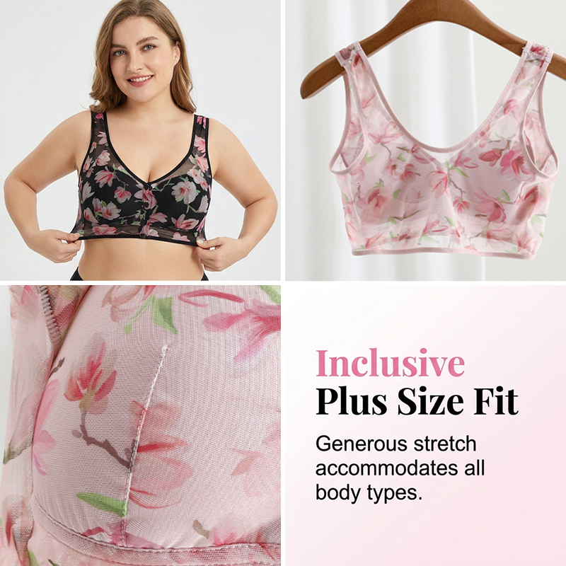 Comfort Push-Up Floral Bra