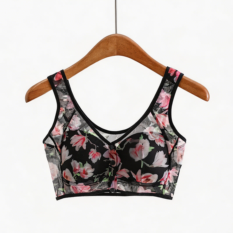 Comfort Push-Up Floral Bra