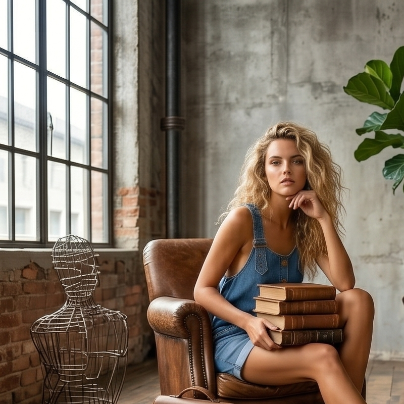 ⌛Limited-time offer-Women's Casual Denim Romper