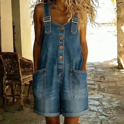 ⌛Limited-time offer-Women's Casual Denim Romper