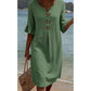 🔥New Arrivals & Best Sellers-Women’s Solid Color Ruffle Sleeve Midi Dress