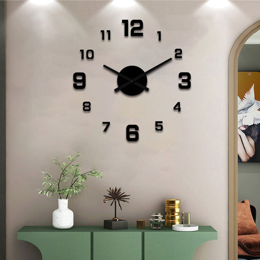 🥳2026 HOT SALE🥳💞50K+ SOLD!🏡🌙 50% OFF! DIY Acrylic Wall Clock Set – 3D depth, no ticking. Luminous option, damage‑free mount. Perfect for peaceful nights! 🛌✨