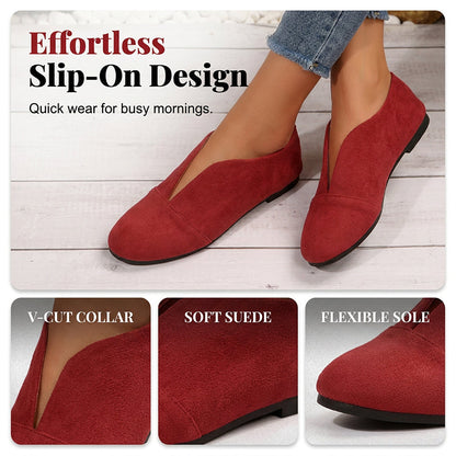Women’s V-Cut Flat Shoes