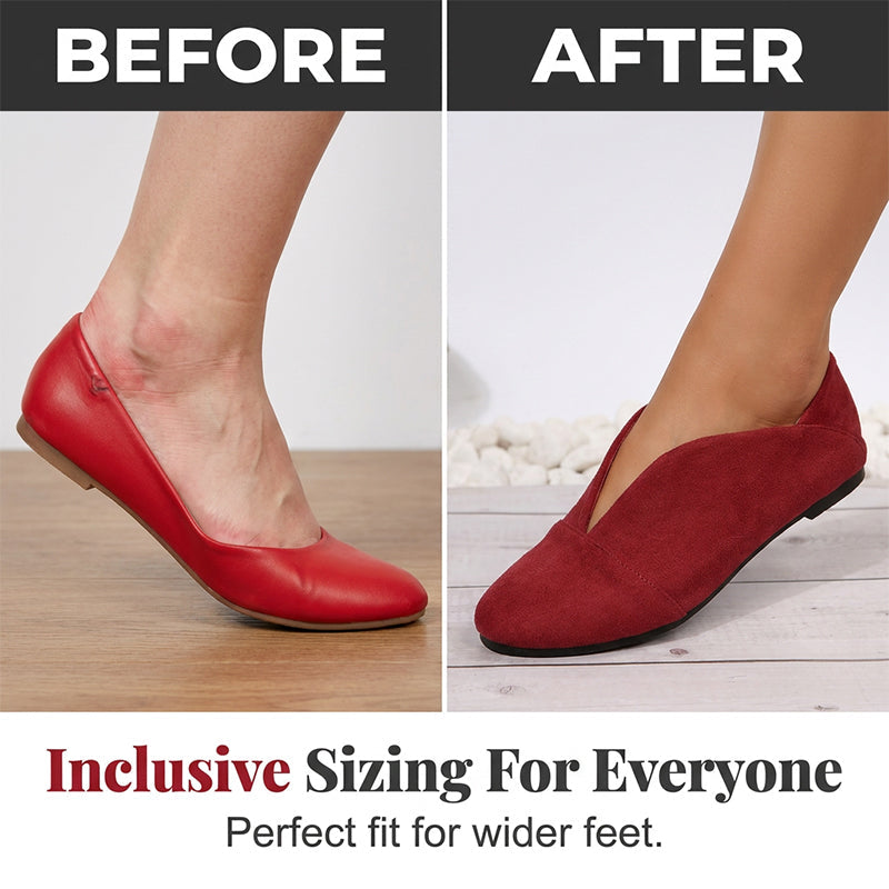 Women’s V-Cut Flat Shoes