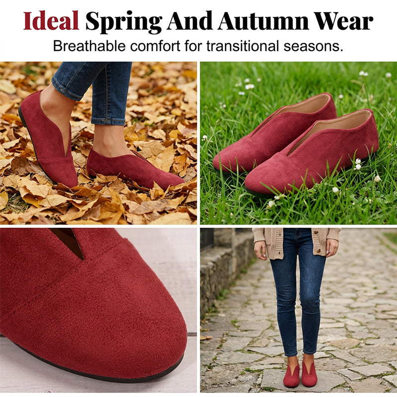 Women’s V-Cut Flat Shoes