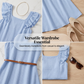 Women's Ruffle Sleeve Dress with Back Bow
