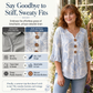 Women's Summer Floral Top with Ruffle Sleeve
