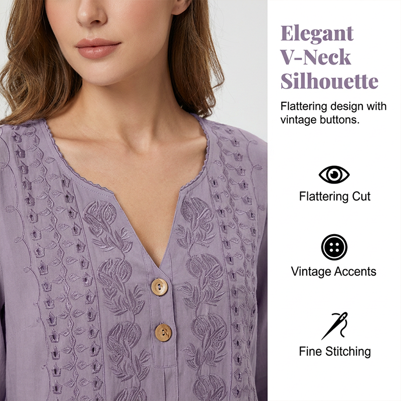 Women's Artistic Style Breathable Short Sleeve Top