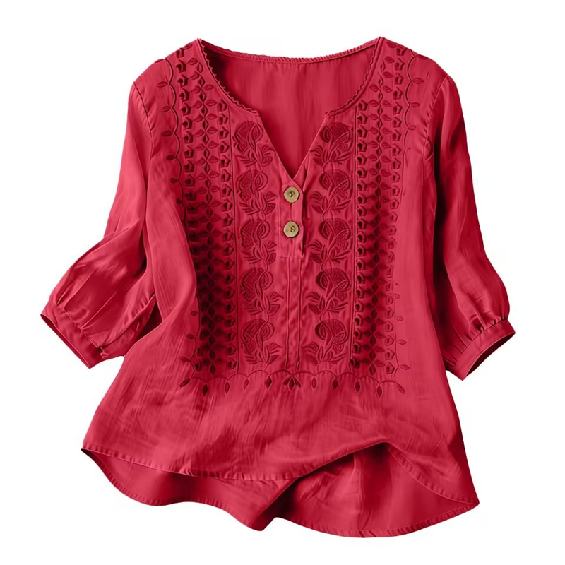Women's Artistic Style Breathable Short Sleeve Top
