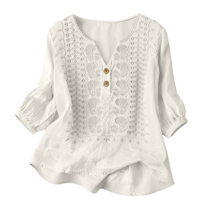 Women's Artistic Style Breathable Short Sleeve Top