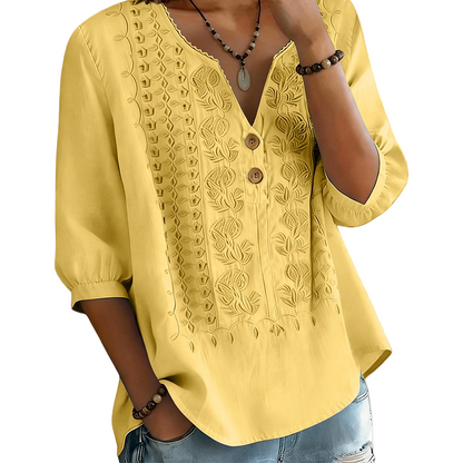 Women's Artistic Style Breathable Short Sleeve Top