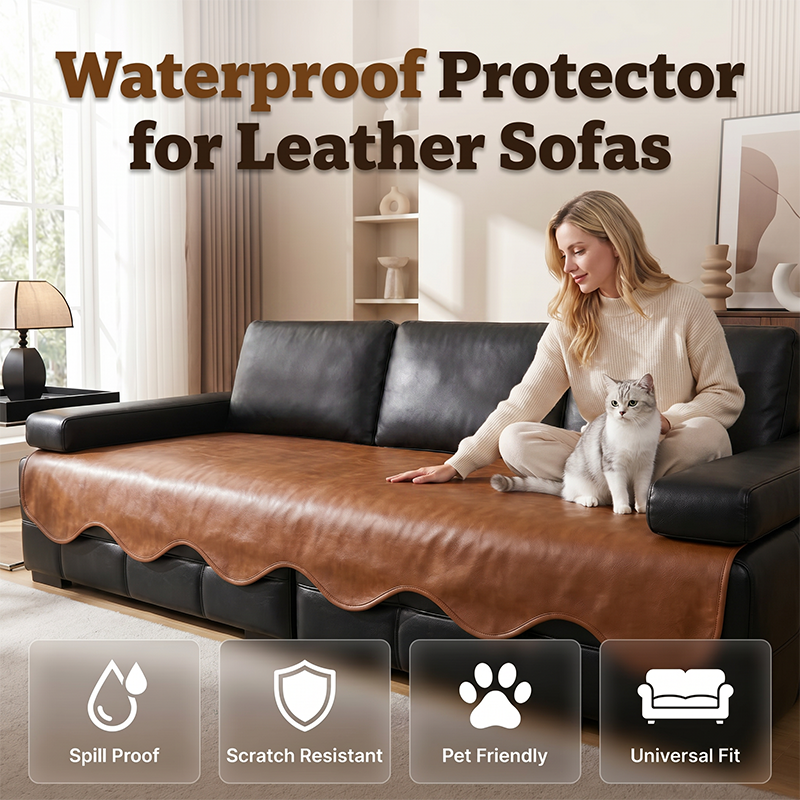 ⌛Limited-Time Offer-Waterproof Faux Leather Sofa Seat Cover