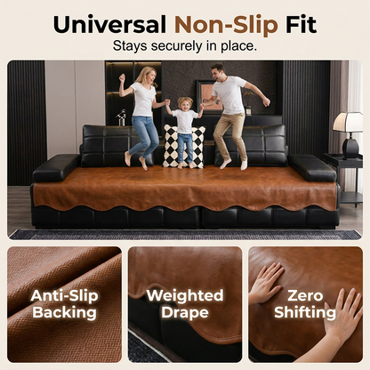 ⌛Limited-Time Offer-Waterproof Faux Leather Sofa Seat Cover