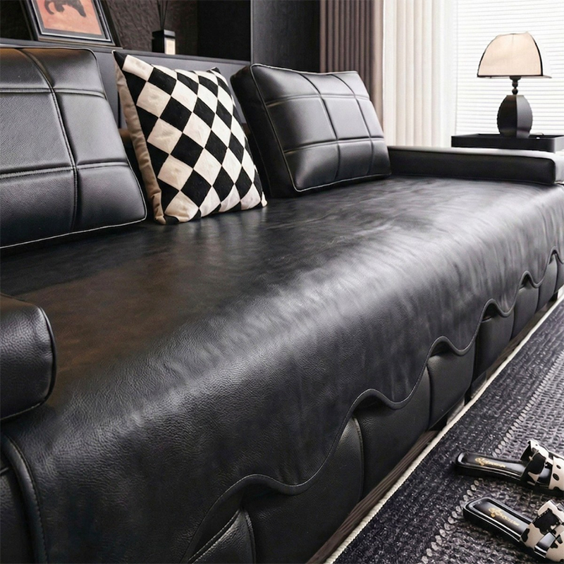 ⌛Limited-Time Offer-Waterproof Faux Leather Sofa Seat Cover