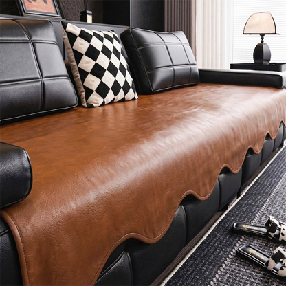 ⌛Limited-Time Offer-Waterproof Faux Leather Sofa Seat Cover