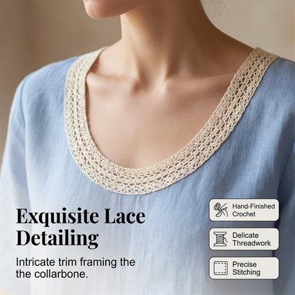 Vintage Lace Summer Blouse