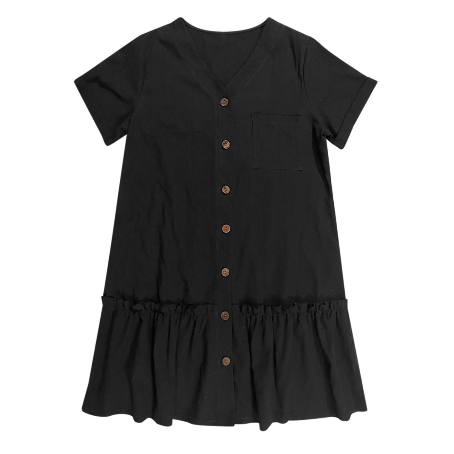 Casual Cotton Linen Dress