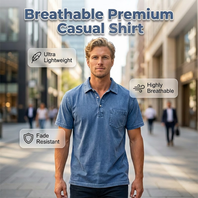 Men's Casual Short Sleeve Shirt