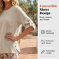 💥50% Off New Arrivals-Women's Cotton Linen Half Sleeve Top ＆ Pants Set